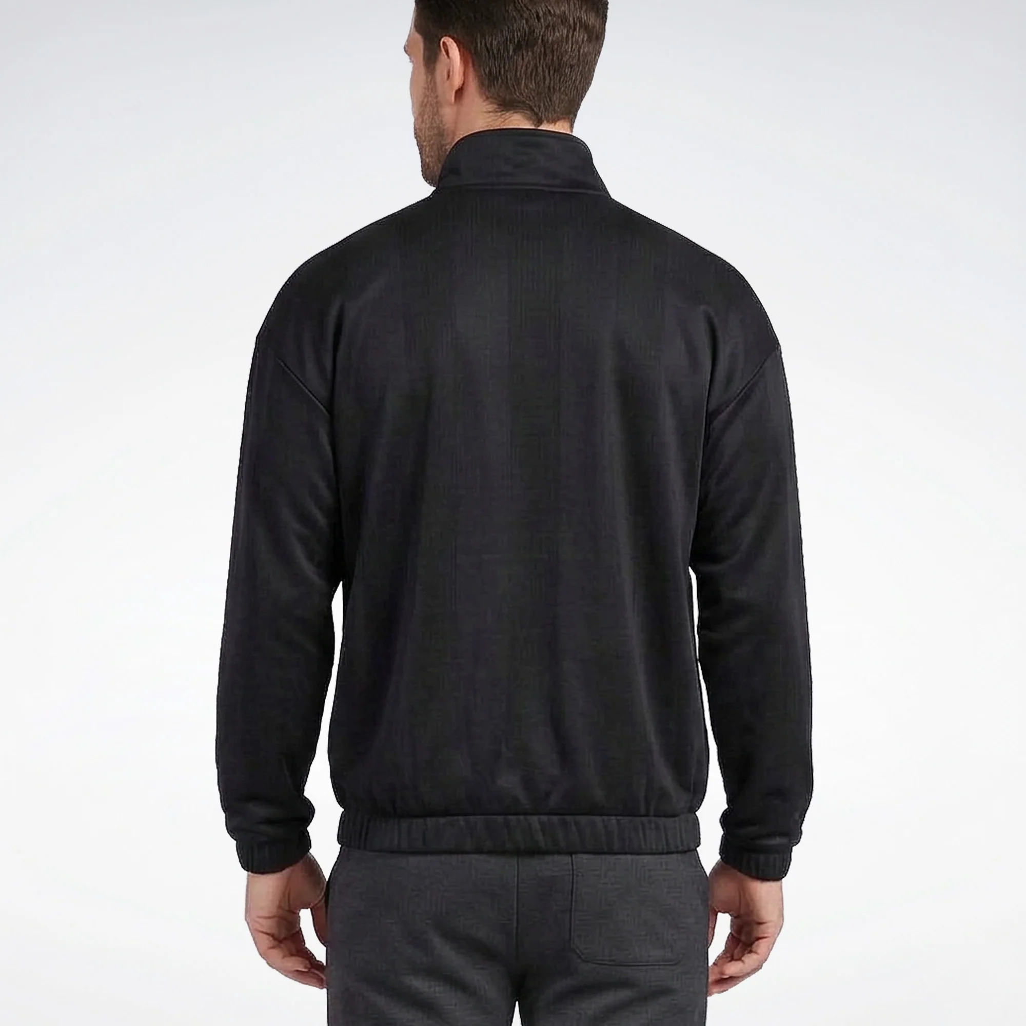 Buzo Reebok 3/4 Zip Track Top Black - Image 2