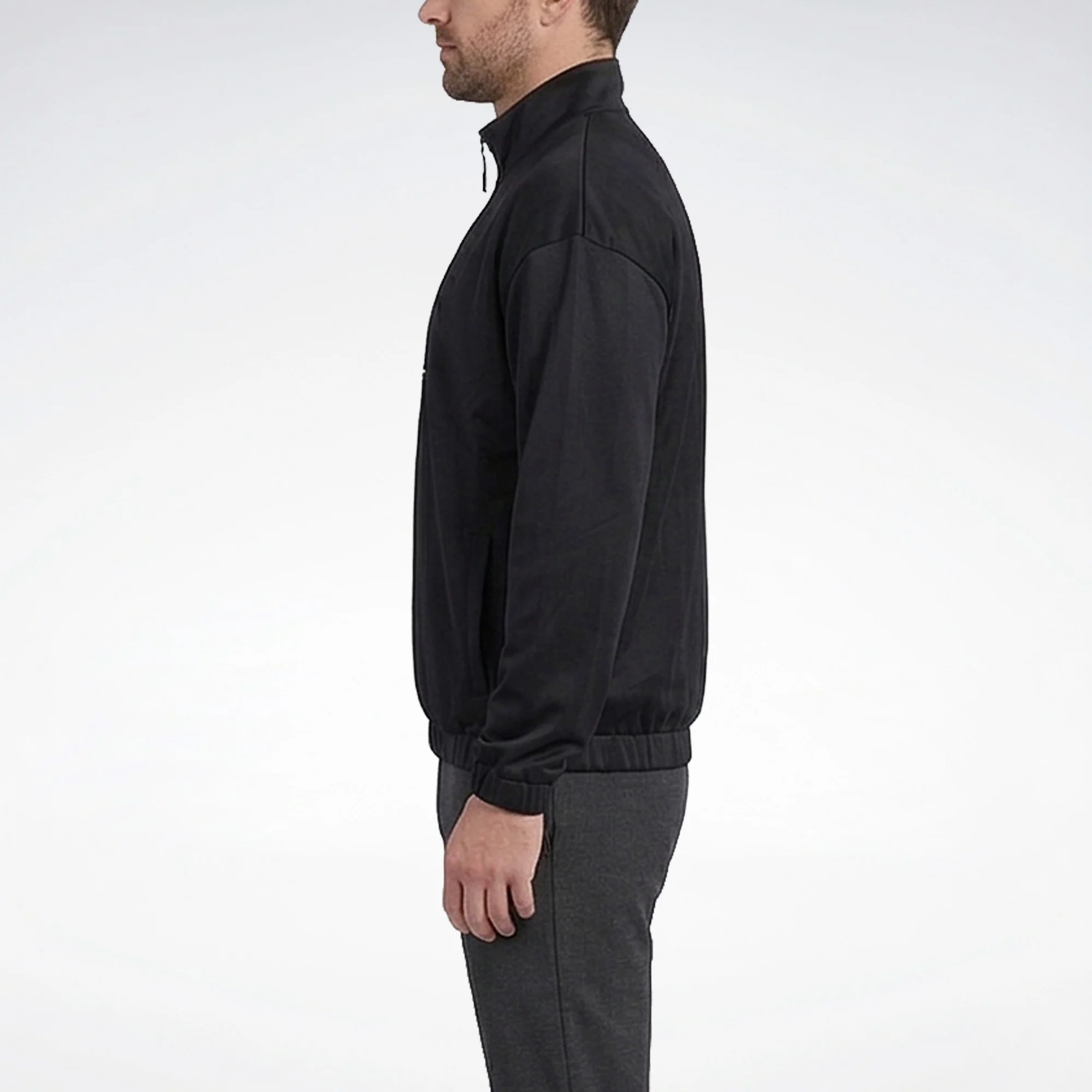 Buzo Reebok 3/4 Zip Track Top Black - Image 3